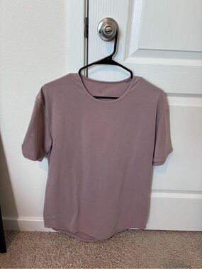 BYLT Basics Short Sleeve Tee in Mauve